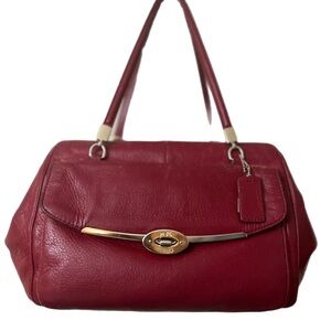 COACH MADISON MADELINE EAST/WEST SATCHEL IN LEATHER 25166